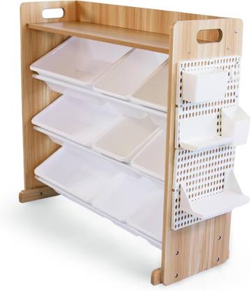Humble Crew Kids Toy Organizer with 9 Bins, 3 Tier Storage