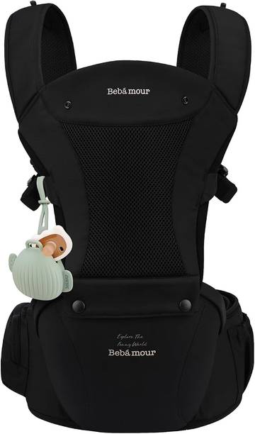 Bebamour Lumbar Support 6-in-1 Baby Carrier with Hip Seat