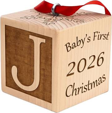 Personalized Baby's First Christmas Ornament