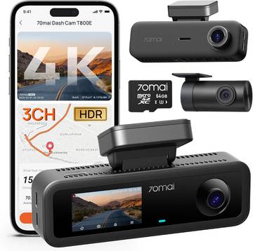 70mai 4K+1080P Dash Cam