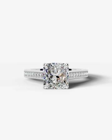 Lily &finish Moissanite Birthstone Ring