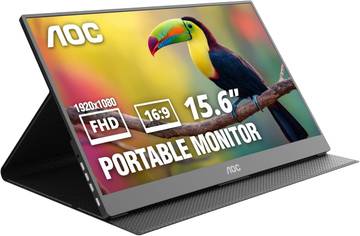 AOC 16" Portable Monitor FHD 60Hz