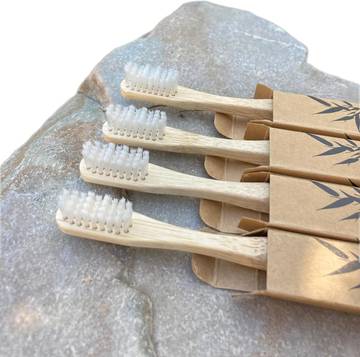 EcoRoots Bamboo Toothbrush Adult 4-Pack
