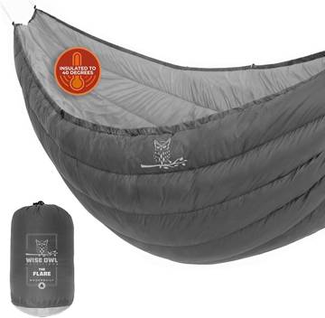 Wise Owl Outfitters Hammock Underquilt – Insulated Camping Quilt for Warm Sleeping