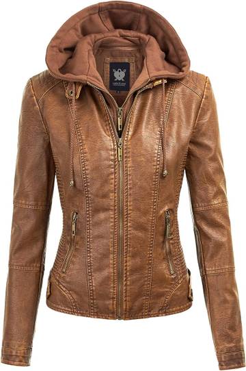 Women's Reversible Eco-Leather Jacket