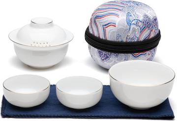 Ceramic Gradual Firewood Tea Set