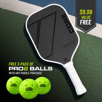 EarthTone Performance Pickleball Paddle - Wooden Core with Cushion Grip