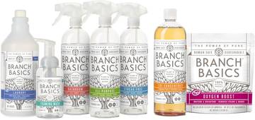  Branch Basics Premium Kit: All-Purpose, Glass, Bathroom, Hand Wash, Laundry