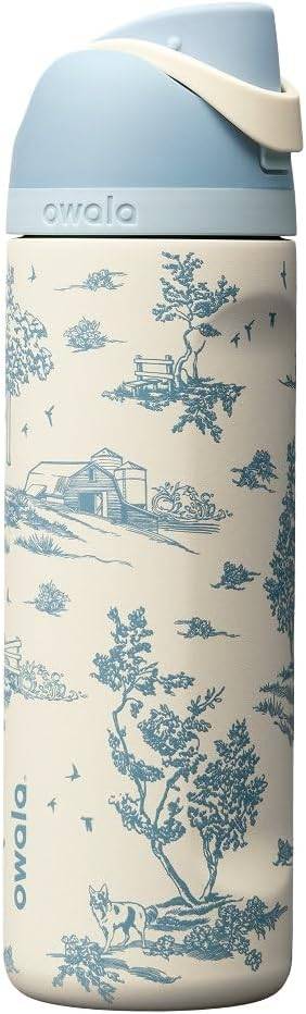 Owala FreeSip Stainless Steel Water Bottle 24 oz Toile Be Home