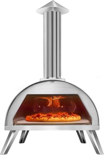 Wood Pellet Pizza Oven – Portable Stainless Steel Outdoor Pizza Maker