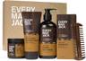 Complete Beard Care Kit for Men, Sandalwood Teak