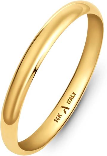The Minimalist 14k Gold Band