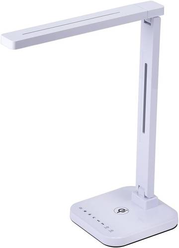 NovaBrite White LED Desk Lamp with Dimmable and Color-Changing Options