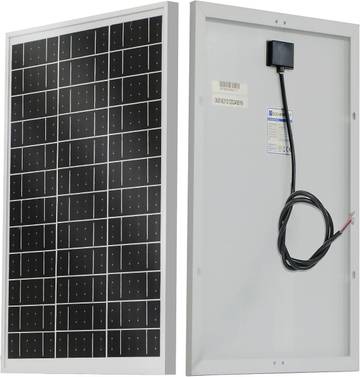 ECO-WORTHY Solar Panel 25W 18V Monocrystalline Waterproof Panel