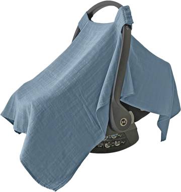 BeeBee Baby Organic Cotton Essentials Oxygen Bouclé Baby Car Seat Cover