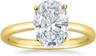 Vrai Lab-Grown Oval Diamond Solitaire Ring (1.50ct, F-G Color, VS Clarity)