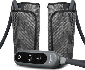 QUINEAR Air Compression Leg Massager for Circulation & Pain Relief, Calf Massagers with 2 Modes & 3 Intensities, Sequential Compression Device (SCD) for RLS, Edema, FSA-HSA - Ideal Gift