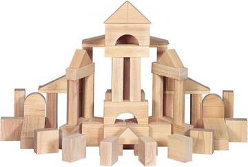 Solid Wood Unit Blocks Set