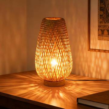 Eco-luxury Bamboo Desk Lamp