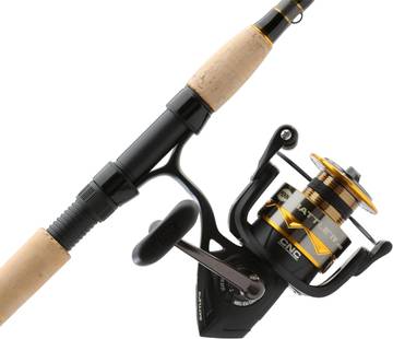 Pure Fishing PENN Battle II & PENN Spinfisher VI Spinning Reel & Rod Combo