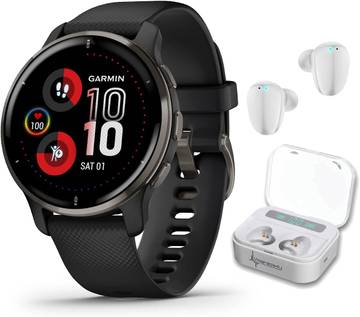 Garmin Venu 2 Plus - Standard Fitーパゲート Besucher_scores analog Uhr