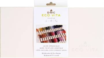 DMC Eco Vita Collectors Box - Naturally Dyed Organic Wool Thread - 30 Count
