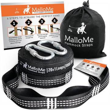 MalloMe Hammock Straps for Trees