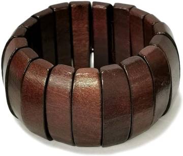 Pine Wooden Bangle Bracelet by purpleHAZE