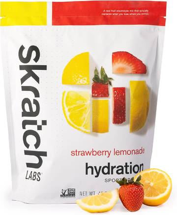 Skratch Labs Hydration Sports Drink Mix, Strawberry Lemonade