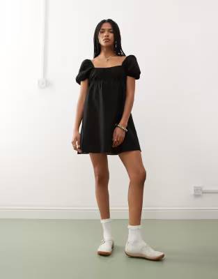 Monki Kids Y2K Puff Sleeve Dress