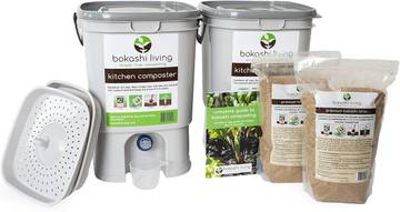 Bokashi Bin with Bran Eco-Friendly Composting Kit