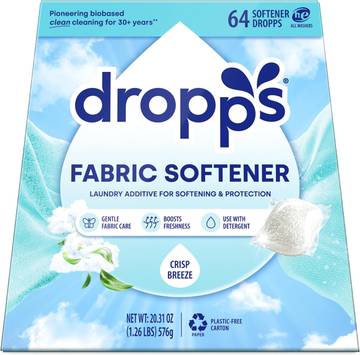 Dropps Plus Scented Clothes Washer Cleaner Pods, Fresh Linen, 64 Loads