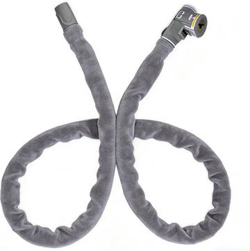 Cleanable CPAP Hose Cover, Antibacterial, Adjustable in Size, Gray, Preserves CPAP Hose Integrity
