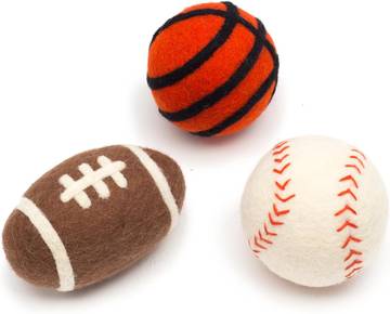 Eco-Felt Gumball Interactive Dog Toy