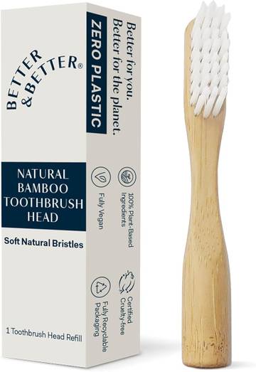 Better & Better Manual Bamboo Toothbrush Head Refill