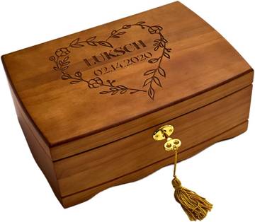 Personalized First Jewelry Box - Handcrafted & Eco-Friendly by MAGDE