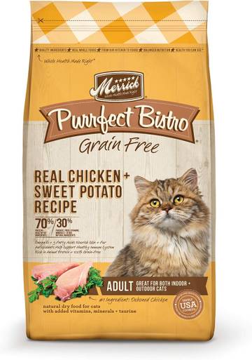 Purrfect Bistro Grain Free Natural Dry Cat Food, Real Chicken and Sweet Potato Recipe