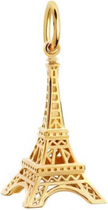 14K Gold Vermeil Travel Charm