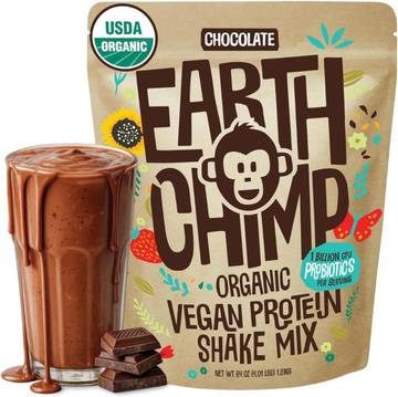 EarthChimp Organic Vegan Protein Powder - Chocolate