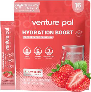 Venture Pal Sugar Free Electrolyte Powder, Liquid Daily IV Hydration Packet
