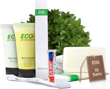 EcoCoco Biodegradable Travel Amenities Kit