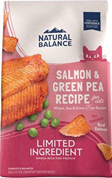 Natural Balance Limited Ingredient Cat Food, Salmon & Green Pea Recipe