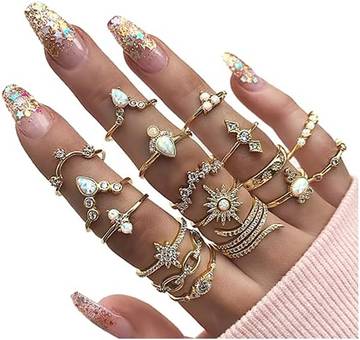 Recycled Gold Stacking Ring Set