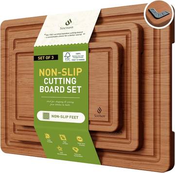 Bamboo Cutting Board with Juice Groove