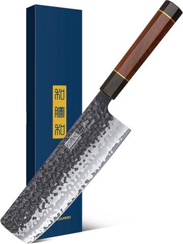HOSHANHO 7 Inch Nakiri Knife, Japanese Vegetable Cleaver Knife for Chopping
