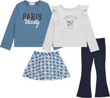 Girls 4 Pack Wardrobe Set