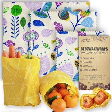Paper Source Reusable Silicone Food Wraps - Assorted Colors (3 Pack, 1X7, 1S, 1M)