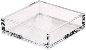 Caspari Acrylic Luncheon Napkin Holder, Clear