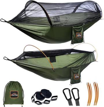AnorTrek Professional Camping Hammock with Mosquito Net