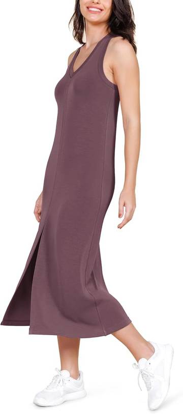 EcoCocoon Women's Bamboo Modal Off Shoulder Maxi Dress